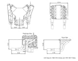 Kooks (68-72) Chevy Chevelle LS Swap 304SS 1-7/8" x 3" Long Tube Headers