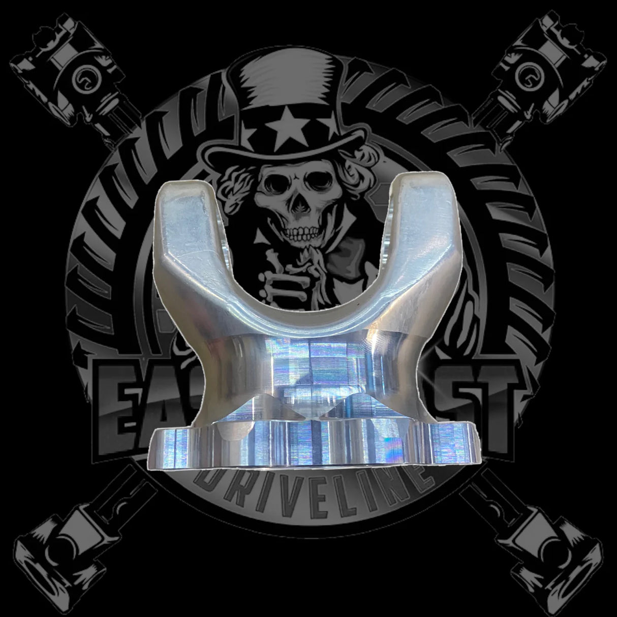 East Coast Driveline® (15-23) Mopar SRT T861 Aluminum Adapter Flange 88mm Bolt Circle Diameter with 8 Bolt Holes