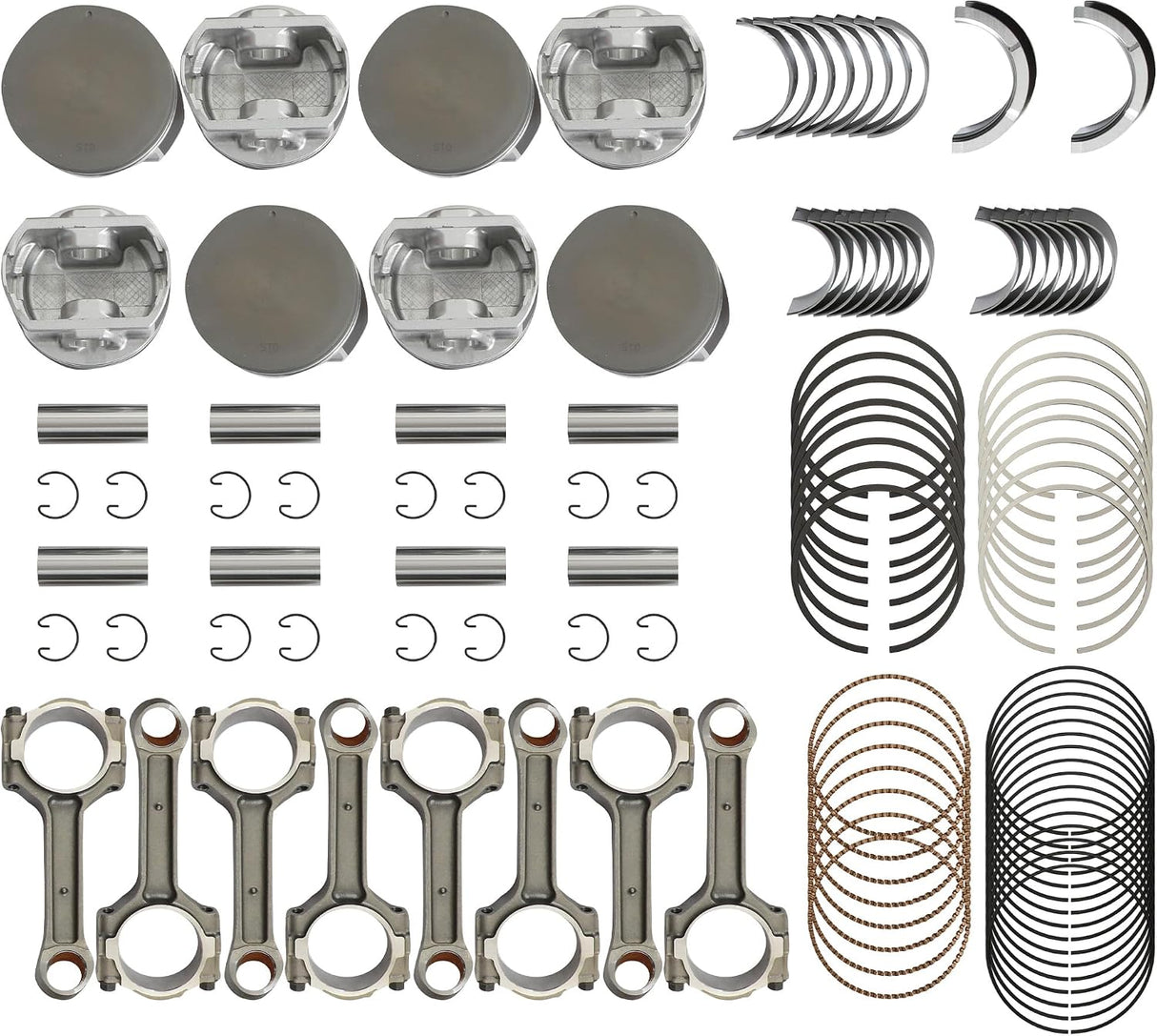 GM Truck/SUV 4.8L/5.3L/6.0L Connecting Rod/Pistons/Rings/Bearings