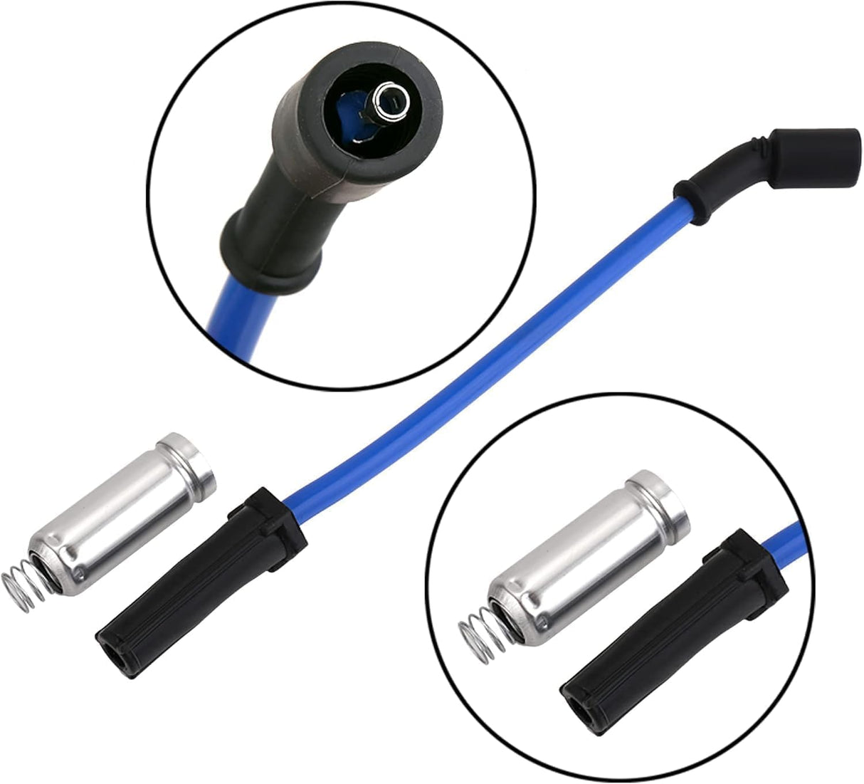 99-15 Camaro/Corvette/Silverado/Sierra LS V8 Blue Spark Plug Wires