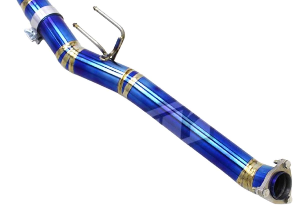 Kingman Speed® (17-21) Honda Civic Type-R FK8 Valved Blue Titanium Cat-Back Exhaust