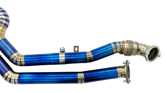 BMW M2/M3/M4 G80/G82/G87 Titanium Catless Exhaust Mid-Pipes