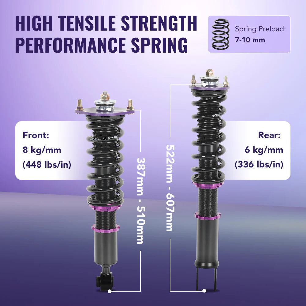 (90-96) Nissan 300ZX 3.0L Z32 VG30Adjustable Coilovers