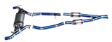 16-22 INFINITI Q50/Q60 2.0L M274 Blue Titanium Cat-Back Exhaust

