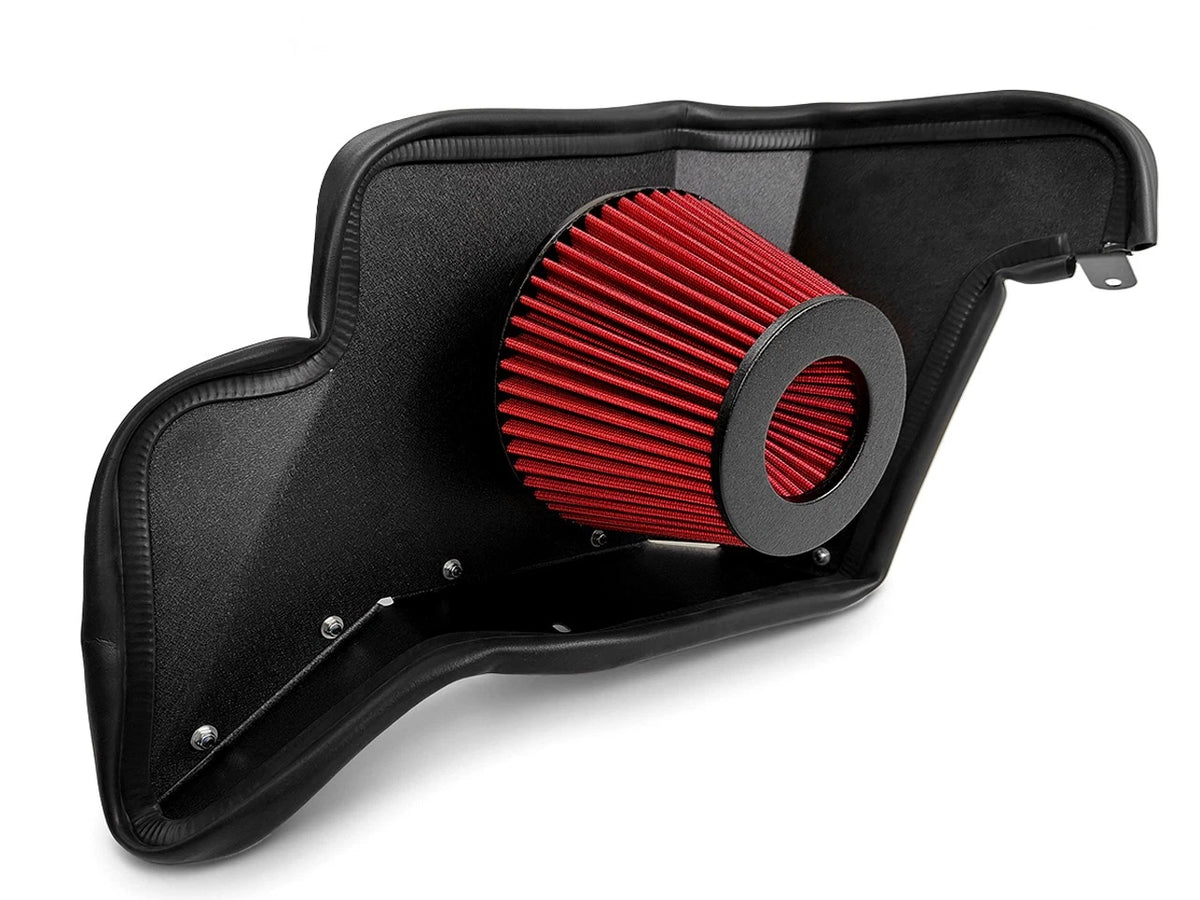 2015-2017 Ford Mustang GT 5.0L Red Cold Air Intake with Heat Shield
