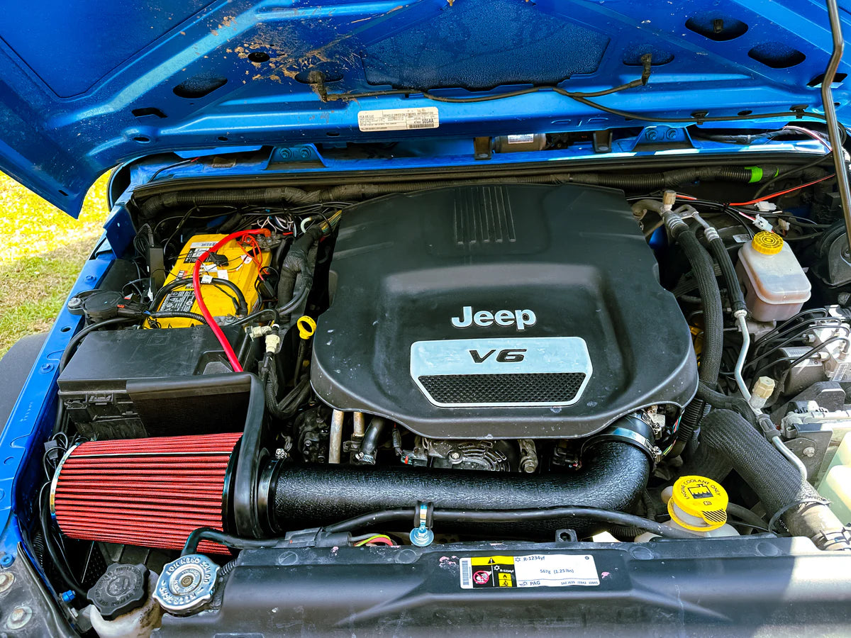 (12-18) Jeep Wrangler JK 3.6L Cold Air Intake with Dry Filter