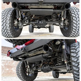 07+ Jeep Wrangler 2.0L/3.6L/3.8L JK/JL 2.5" Axle-Back Exhaust with 4" OD Tips