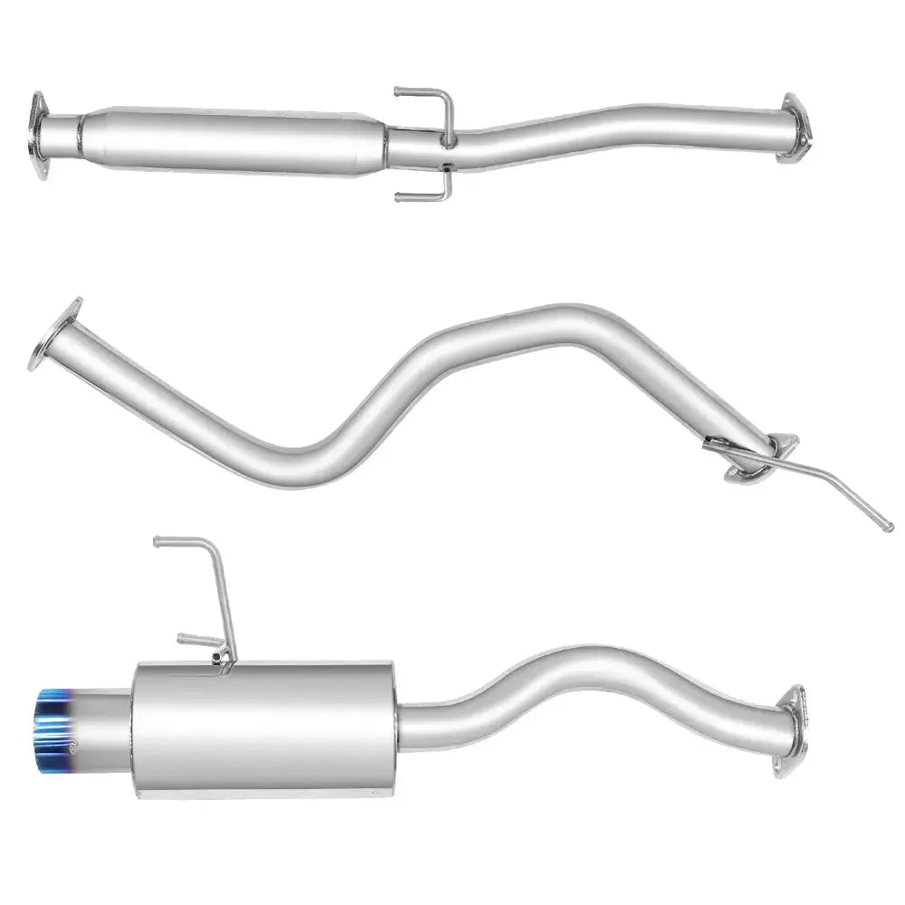 (92-95) Honda Civic 1.5L/1.6L 2.25" Cat-Back Exhaust with 4" OD Burnt Tip