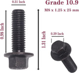 551696 GM LSx/LTx M8-1.25 x 25mm Steel Exhaust Header Bolts