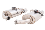 XForce (18-23) Mustang GT S550 304SS 3" Axle-Back Exhaust with Quad 4" OD Tips