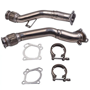 97-05 Audi A6 C5/S4 B5 2.7L V6 Catless Exhaust Down Pipes