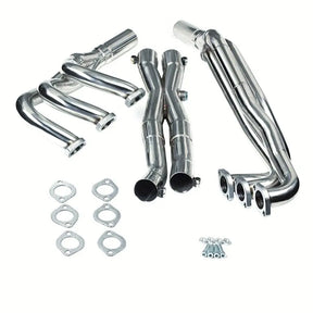 88-93 BMW 320i/323i/325i E30 Long Tube Headers w/ Catless X-Pipe