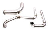 PLM® Honda K-Series Hood Exit Up-Pipe & Dump Tube for Top Mount Turbo Manifold