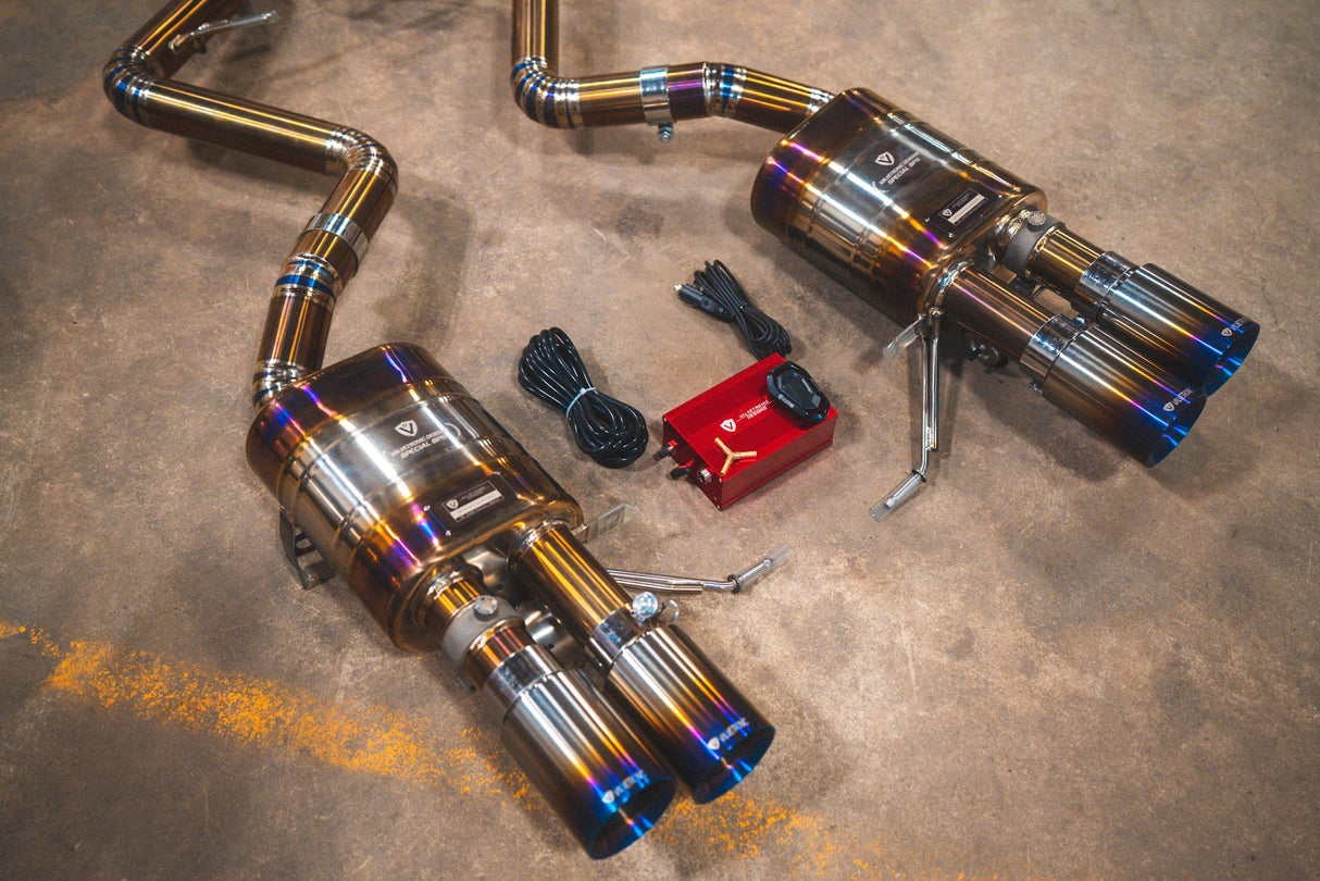 Valvetronic Designs® (08-13) BMW M3 E9x V2 Titanium Valved Sport Cat-Back Exhaust with 4" OD Tips