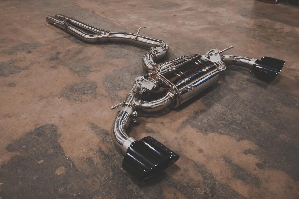 Valvetronic Designs® Audi TTRS MK3 Valved Sport Titanium Cat-Exhaust with 5" OD Tips