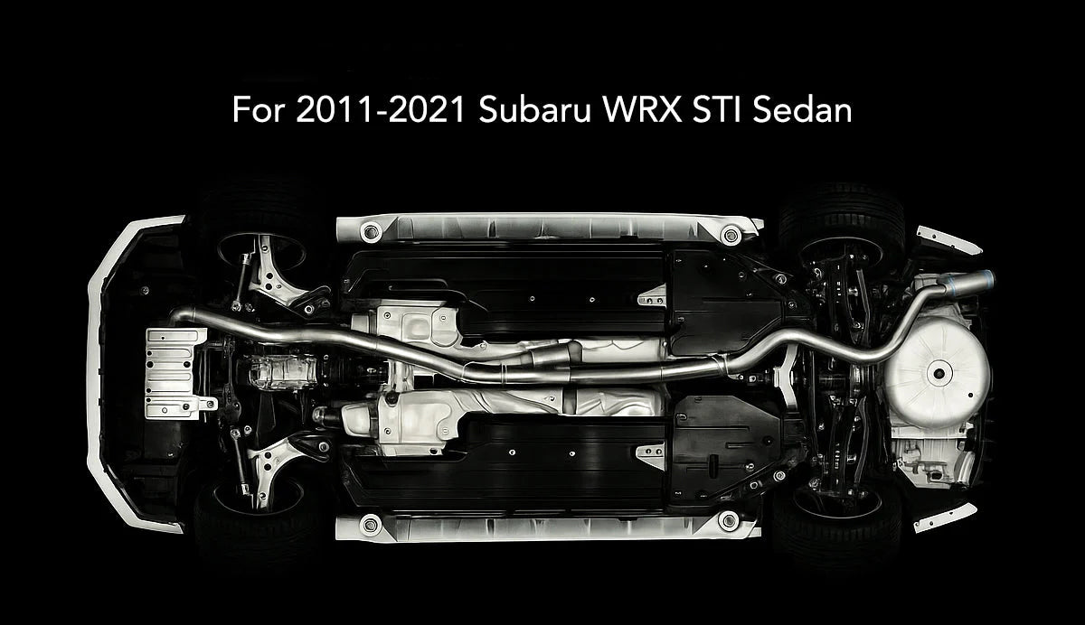 (15-21) Subaru WRX STI VA EJ257 Cat-Back Exhaust with 4" OD Burnt Tip