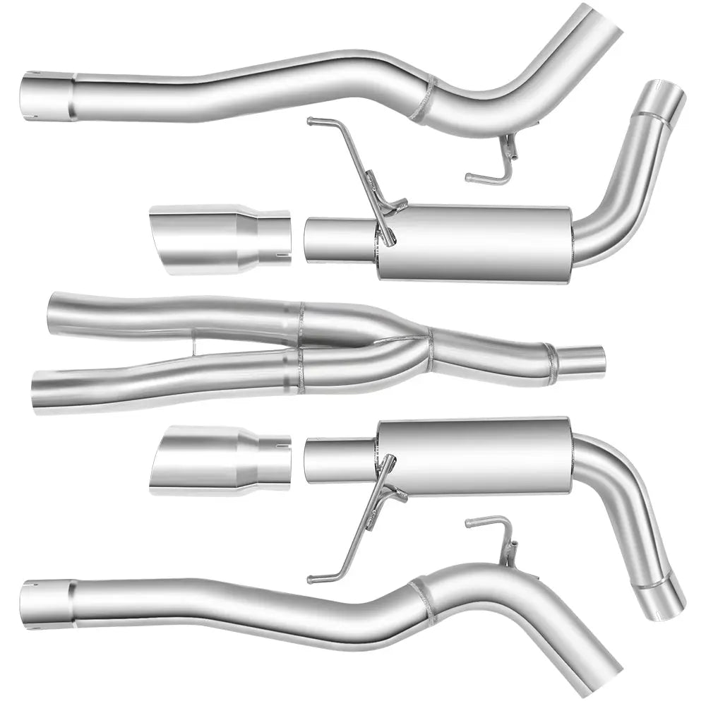 15-23 Ford Mustang 2.3L EcoBoost 3" Cat-Back Exhaust with N1 4" OD Tips