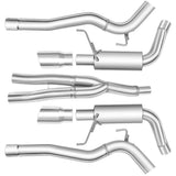 15-23 Ford Mustang 2.3L EcoBoost 3" Cat-Back Exhaust with N1 4" OD Tips