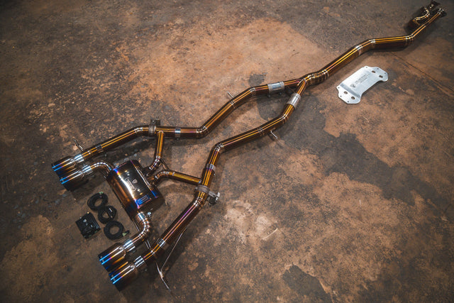 Valvetronic Designs® (20-25) BMW M3/M4 G8x Valved Sport Cat-Back Exhaust with 4" OD Tips