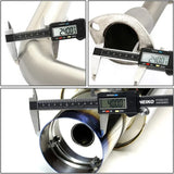 (06-11) Honda Civic 1.8L R18A1 2.25" Cat-Back Exhaust with 4" OD Burnt N1 Tip