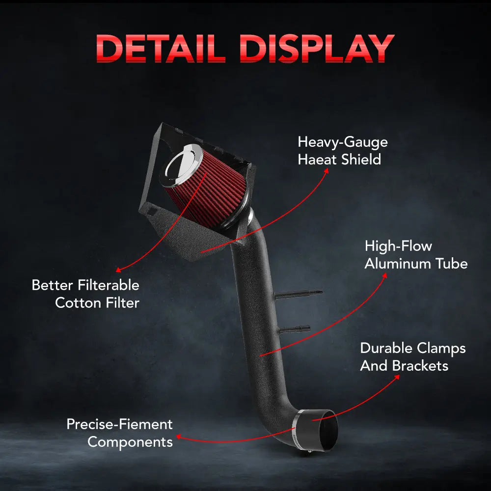 (15-18) Ford F-150 5.0L Cold Air Intake with Oiled Filter