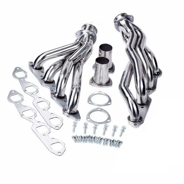 65-72 Camaro/Nova/Bel Air/Biscayne/Impala V8 Long Tube Headers with Catless Mid-Pipes
