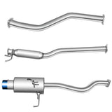 (02-05) Honda Civic 2.0L 2.5" Cat-Back Exhaust with 4" OD Burnt Tip