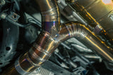 Valvetronic Designs® Nissan GT-R R35 Titanium Cat-Back Exhaust with 4" OD Tips