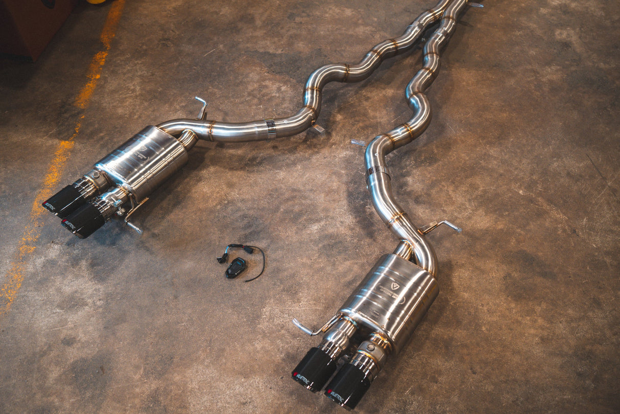 Valvetronic Designs® BMW F10 M5/F06 M6 Valved Sport Cat-Back Exhaust with 4" OD Tips