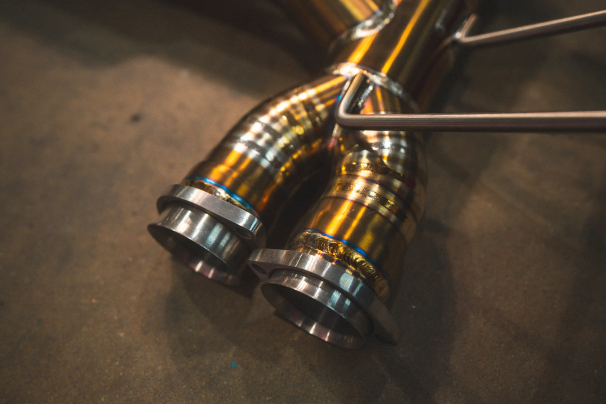 Valvetronic Designs® (00-06) BMW M3 E46 Valved Axle-Back Exhaust with 4" OD Tips