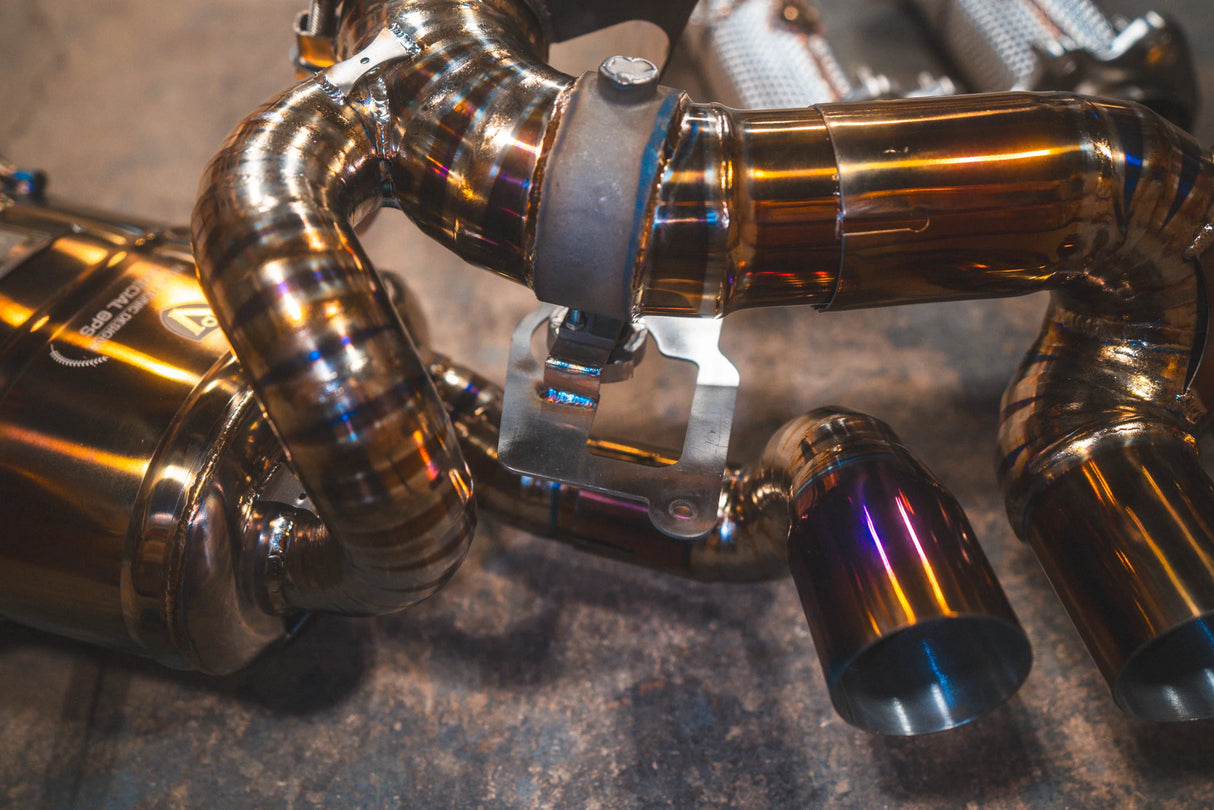 Valvetronic Designs® Corvette C8 Z06 Titanium Valved Sport Cat-Back Exhaust with 4" OD Tips