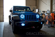 Oracle Jeep Wrangler JK 07-17 LED Waterproof Halo Kit - White