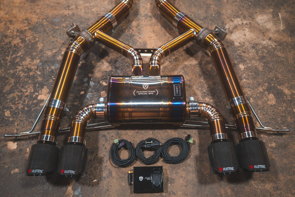 Valvetronic Designs® (20-25) BMW M3/M4 G8x Valved Sport Cat-Back Exhaust with 4" OD Tips