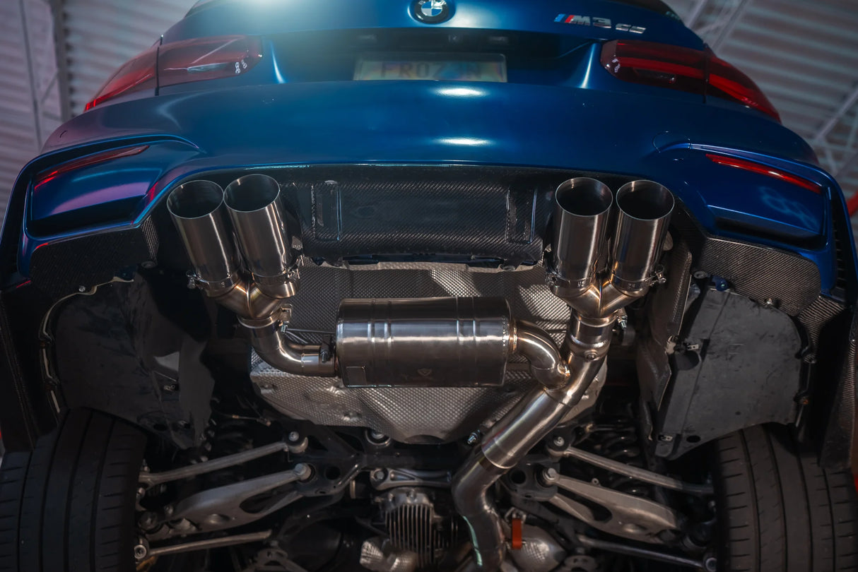 Valvetronic Designs® BMW M3/M4 F8x Valved Sport Cat-Back Exhaust with 4" OD Tips
