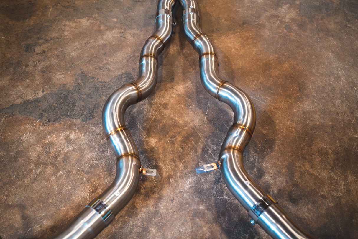 Valvetronic Designs® BMW F10 M5/F06 M6 Valved Sport Cat-Back Exhaust with 4" OD Tips