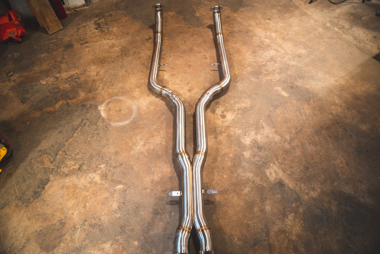 Valvetronic Designs® BMW F10 M5/F06 M6 Valved Sport Cat-Back Exhaust with 4" OD Tips