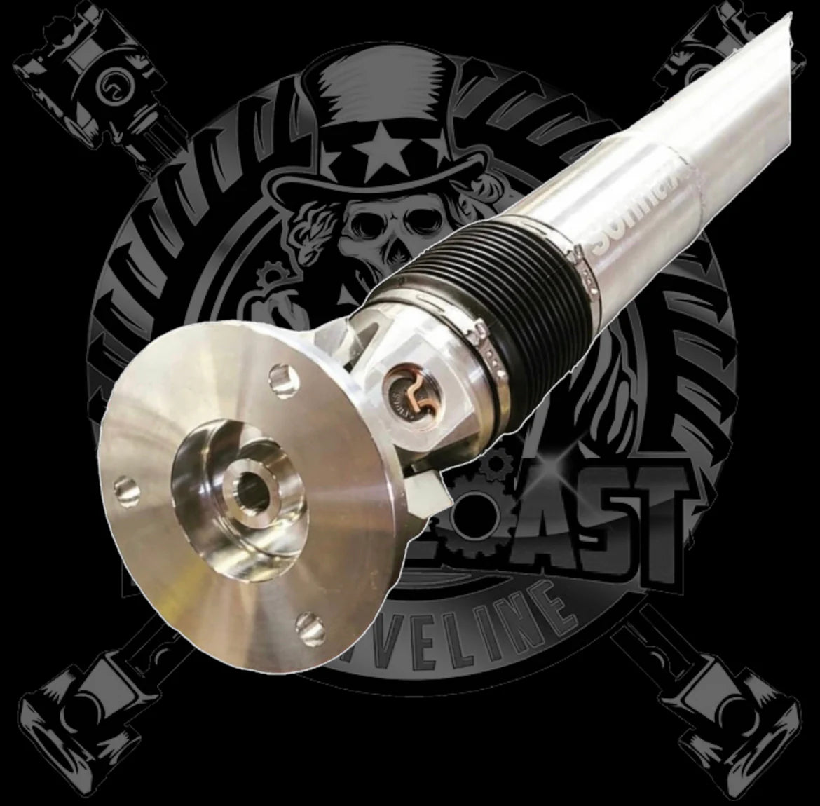 East Coast Driveline® (08-14) Challenger 5-Speed Automatic Driveshaft (3-Bolt Ends)