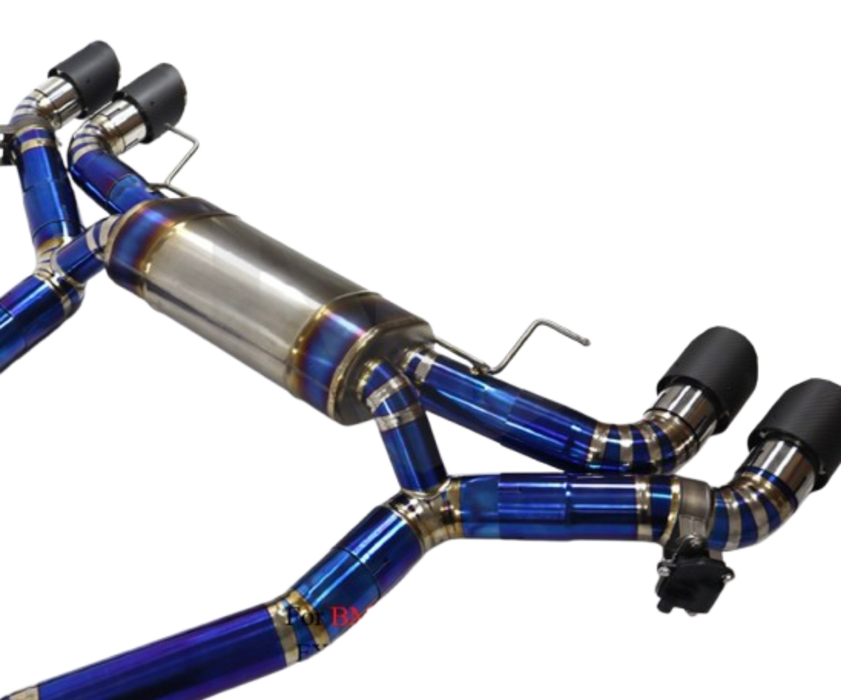 19-25 BMW M8 F91/F92/F93 4.4L S63B44 Titanium Cat-Back Exhaust 