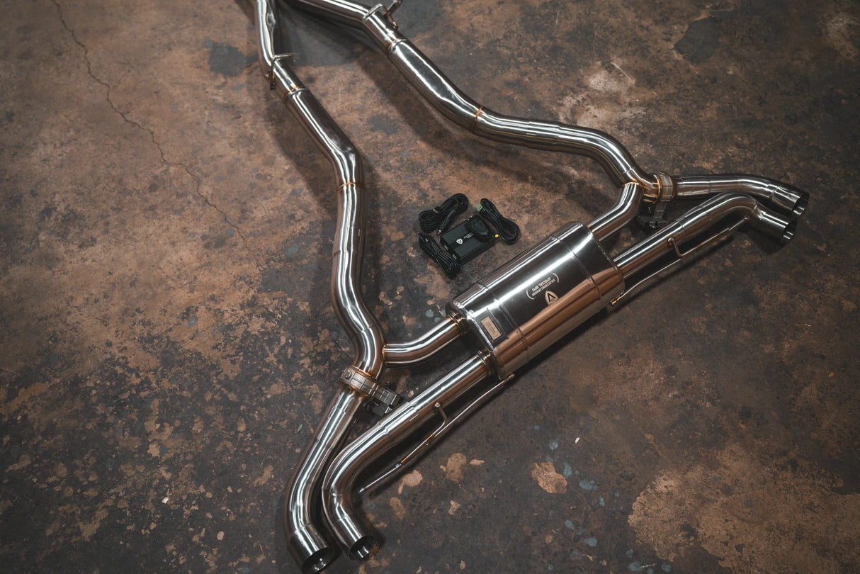 Valvetronic Designs® BMW Alpina XB7/X7 M50i/M60i Valved Sport 304SS Cat-Back Exhaust with 4" OD Tips