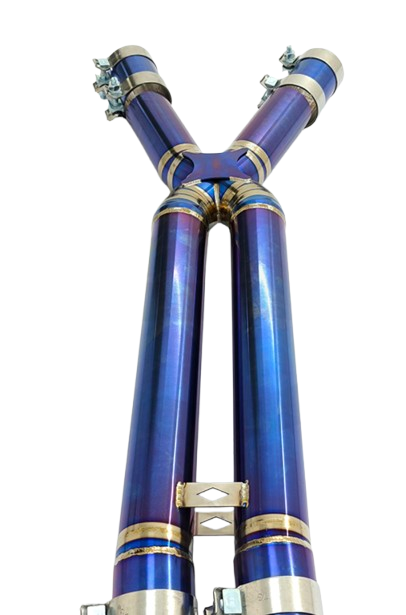 BMW M2/M3/M4 G80/G82/G87 Titanium Catless Exhaust Mid-Pipes