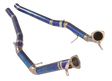 19-25 Audi RS6 C8/RS7 4K8 Titanium 3" Catless Exhaust Mid-Pipes

