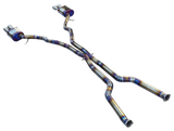 05-11 BMW M6 E63/E64 5.0L S85BB50 Blue Titanium Cat Back Exhaust 