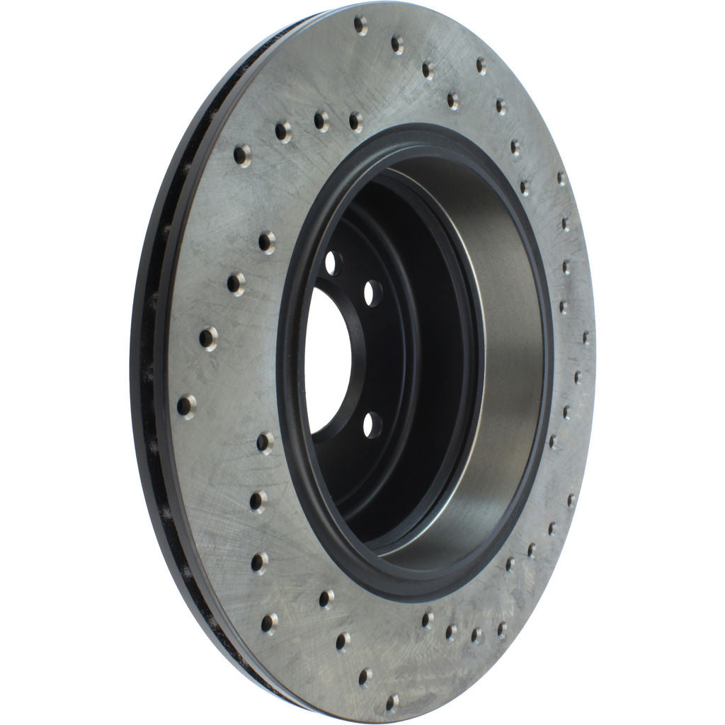 Stoptech #128.34085CR (05-10) BMW 5-Series 320mm Cross Drilled Rear Passenger Brake Rotor (Cryogenic Treated)