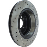 Stoptech #128.34085CR (05-10) BMW 5-Series 320mm Cross Drilled Rear Passenger Brake Rotor (Cryogenic Treated)