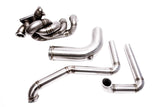 PLM® Honda K-Series Hood Exit Up-Pipe & Dump Tube for Top Mount Turbo Manifold