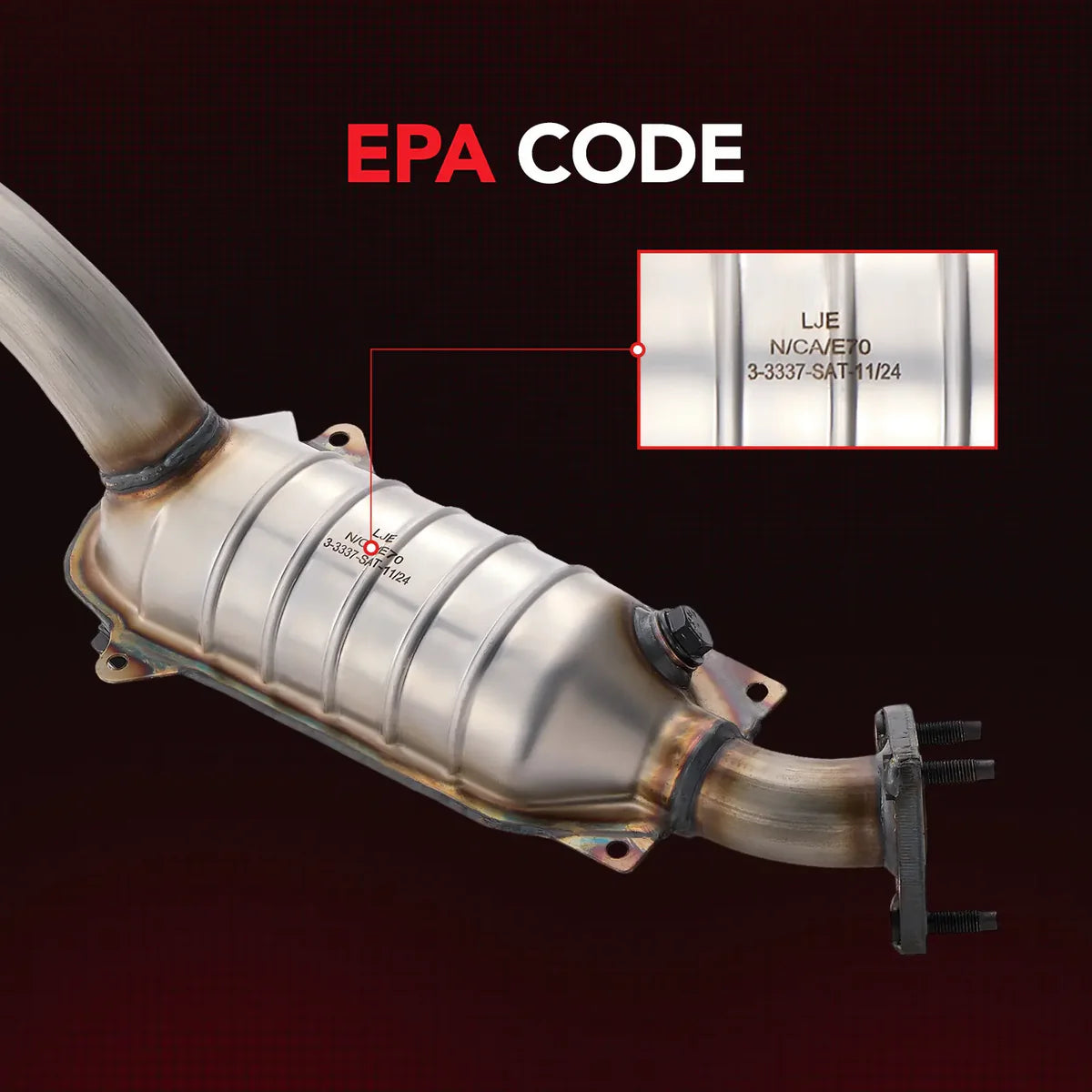 07-20 Honda Fit L4 1.5L EPA 409SS 200 Cell Catalytic Converter