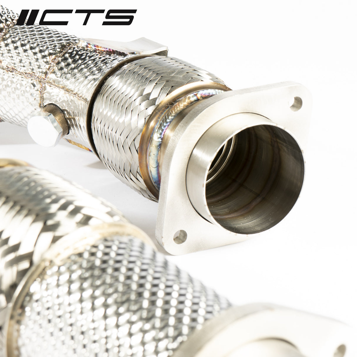 CTS Turbo® (19-25) BMW X3M/X4M F97/F98 304SS 3" 200 Cell Catted Down Pipes