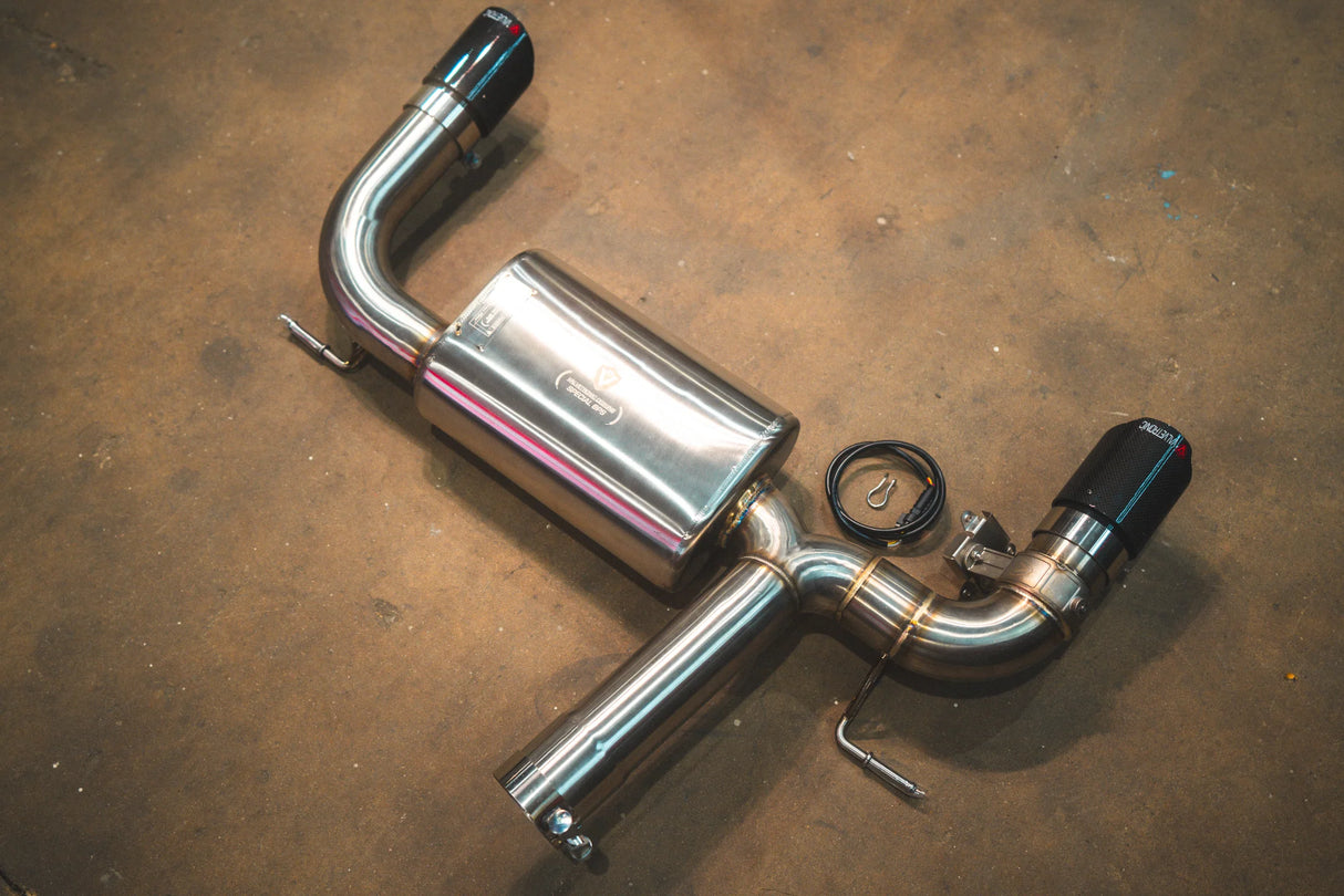 Valvetronic Designs® BMW F22/F30/F32/F36 F-Body Valved Sport Axle-Back Exhaust with 4" OD Tips