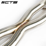 CTS Turbo® (17-24) Audi S4 B9 304SS 3" Exhaust Resonator Delete Pipes