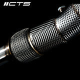 CTS Turbo® (12-19) Audi S6/S7/RS7 C7 4.0L 304SS 3" Downpipe Set with 200 Cell High-Flow Catalytic Converter